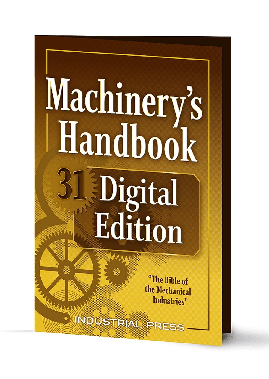Book cover image for Machinery's Handbook 31 Digital Edition ISBN: 9780831138318